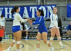 Wheaton Women's Volleyball  Wheaton Women's Volleyball vs UMass Dartmouth. - Photo by Keith Nordstrom : Wheaton, Volleyball, UMass, Dartmouth