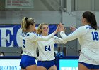 Wheaton Women's Volleyball  Wheaton Women's Volleyball vs UMass Dartmouth. - Photo by Keith Nordstrom : Wheaton, Volleyball, UMass, Dartmouth
