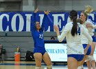 Wheaton Women's Volleyball  Wheaton Women's Volleyball vs UMass Dartmouth. - Photo by Keith Nordstrom : Wheaton, Volleyball, UMass, Dartmouth