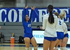 Wheaton Women's Volleyball  Wheaton Women's Volleyball vs UMass Dartmouth. - Photo by Keith Nordstrom : Wheaton, Volleyball, UMass, Dartmouth