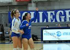 Wheaton Women's Volleyball  Wheaton Women's Volleyball vs UMass Dartmouth. - Photo by Keith Nordstrom : Wheaton, Volleyball, UMass, Dartmouth
