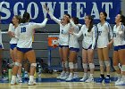 Wheaton Women's Volleyball  Wheaton Women's Volleyball vs UMass Dartmouth. - Photo by Keith Nordstrom : Wheaton, Volleyball, UMass, Dartmouth