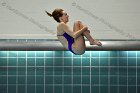 Women's Diving Maddy Morrison  Wheaton College Women's diver Maddy Morrison competes against Bentley College. - Photo By: KEITH NORDSTROM : Wheaton, Swimming, Diving, Maddy Morrison